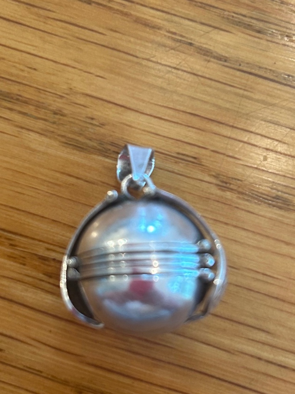 Vintage Sterling Silver Accordion Locket